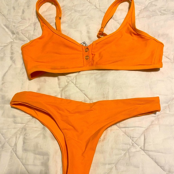 orange 2 piece bikini - Picture 1 of 1